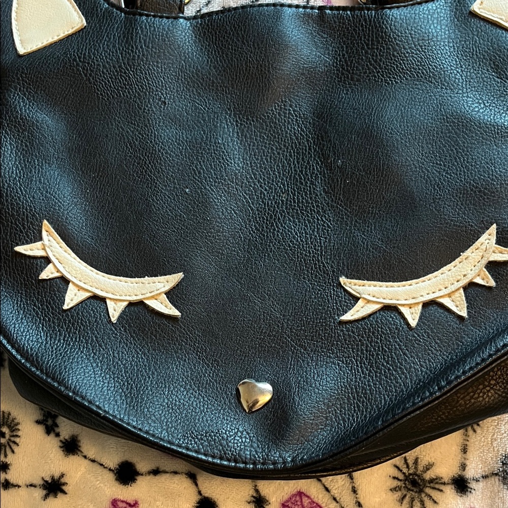 Target Black 🐈‍⬛ KITTY Cat Face EYELASHES Bag - Picture 13 of 13